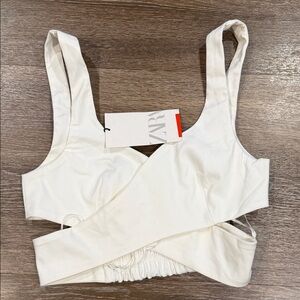 Zara White Crop Top